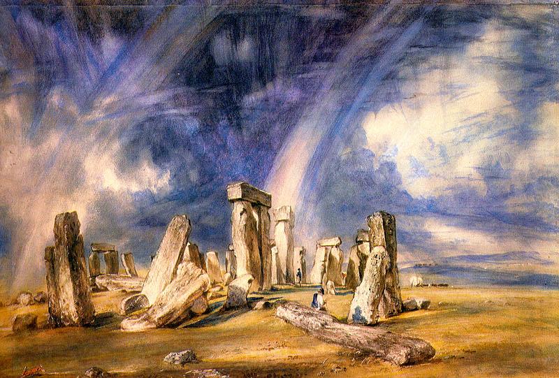 John Constable Stonehenge Norge oil painting art